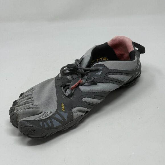 Vibram FiveFingers V-trail Shoes Mens 8 - 8.5 EU 40 Gray Minimalist Barefoot main image 4